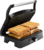 Een tosti-ijzer met twee sneetjes brood erop.