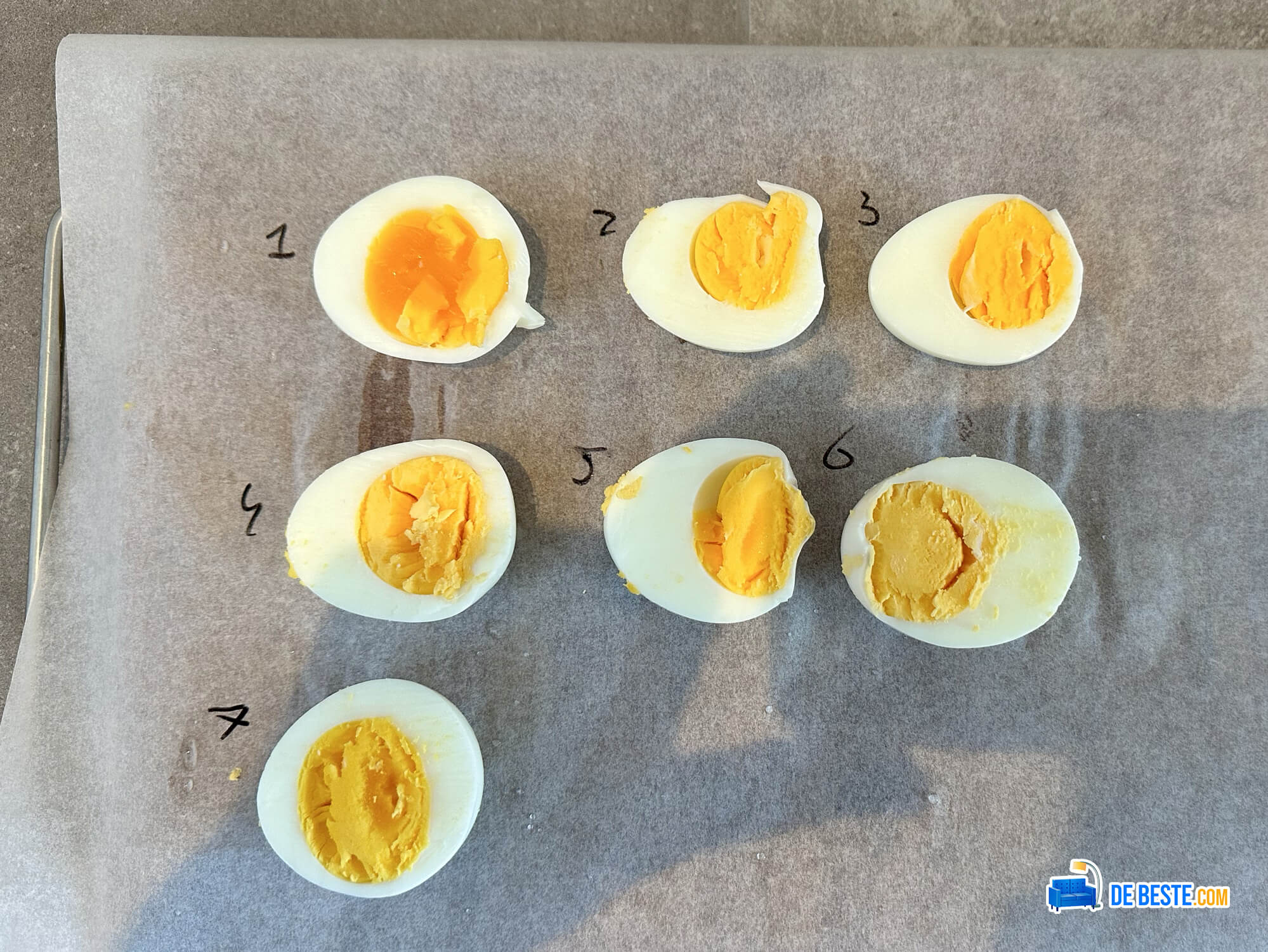 Hoe hardgekookte eieren koken.