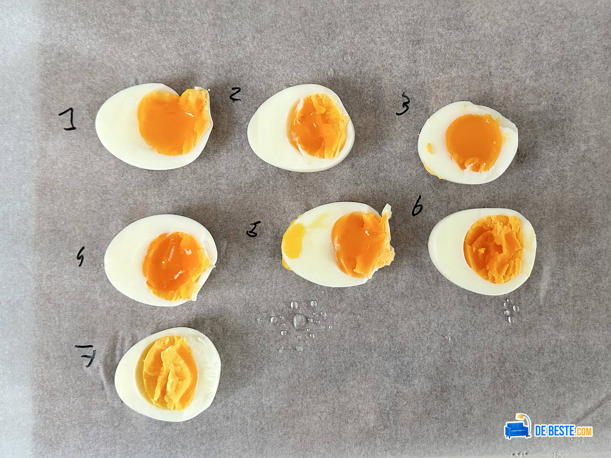 Hoe medium eieren koken.